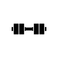 Dumbbell vector icon